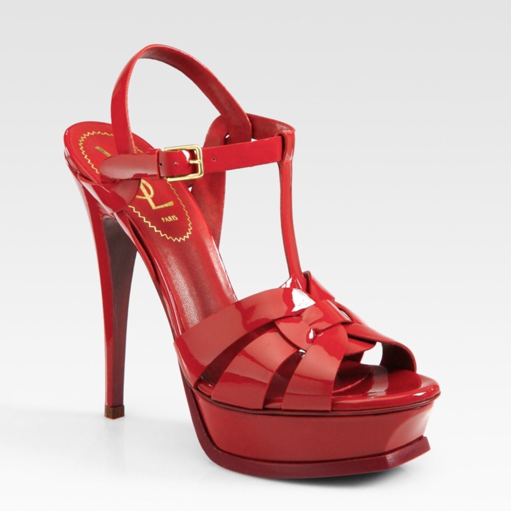 Red YSL heels